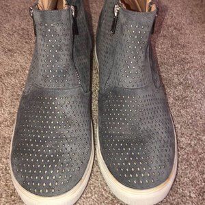 Women's Stylish Round Toe Hidden Wedge Heel Sneake